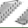 Mexen Exo sprchová kabína otváracia 70 x 95 cm, priehľadná, čierna - 8182-070-095-70-00