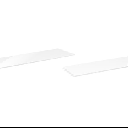 Mexen Uni doska na komodu 190 cm, biely lesk - 91AXX-1904-464-18-00