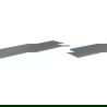 Mexen Uni doska na skrinku 200 cm, grafit mat - 91AXX-2004-464-18-66