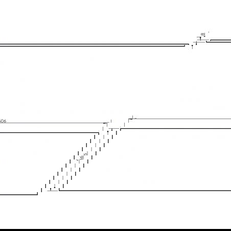 Mexen Uni doska pre umývadlo 160 cm, čierny mat - 91AXX-1604-464-18-71