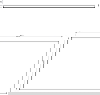 Mexen Uni doska na komodu 80 cm, orech - 91AXX-0804-464-18-86