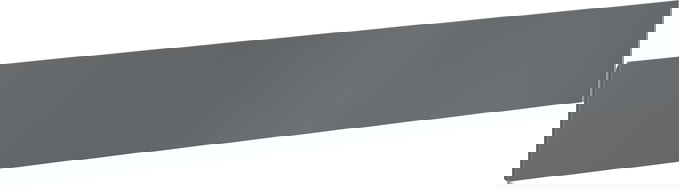 Mexen Orio predná časť skrinky do kúpeľne 140 x 20 cm, grafit mat - 91A10-1400-235-1-66