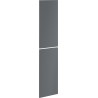 Mexen Orio predná časť pre korpus kúpeľňovej skrinky 35 x 80 cm (2 ks), grafit mat - 91A11-1600-300-2-66