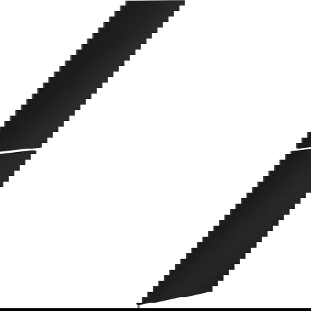 Mexen Orio predná strana korpusu kúpeľňovej skrinky 35 x 80 cm (2 ks), čierny mat - 91A11-1600-300-2-71