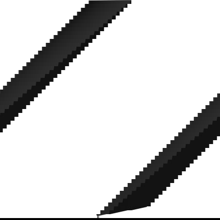 Mexen Orio predná časť pre skrinkové teleso 35 x 160 cm, čierny lesk - 91A11-1600-300-1-70
