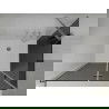 Mexen Lima skladací sprchový kút 70 x 110 cm, grafit, chróm + vanička Flat, biela - 856-070-110-01-40-4010