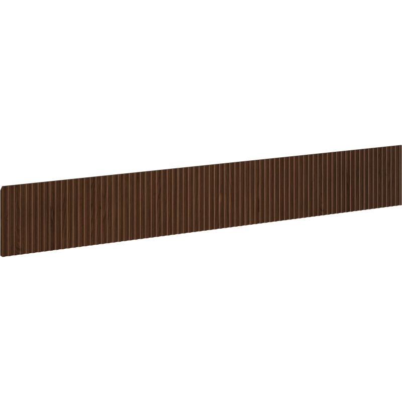Mexen Rivel predná časť s drážkovaním pre telo kúpeľňovej skrinky 140 x 20 cm, orech - 91A20-1400-235-1-86