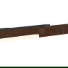 Mexen Rivel predná časť s drážkovaním pre telo kúpeľňovej skrinky 140 x 20 cm, orech - 91A20-1400-235-1-86