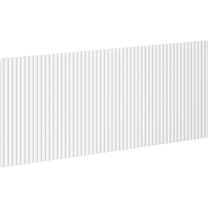 Mexen Rivel predná časť rebrovaná pre skrinku do kúpeľne 90 x 43,5 cm, biely mat - 91A20-0900-470-1-01