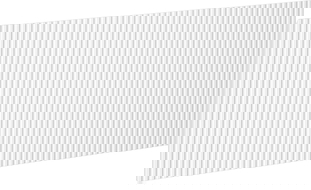 Mexen Rivel predná časť rebrovaná pre skrinku do kúpeľne 90 x 43,5 cm, biely mat - 91A20-0900-470-1-01