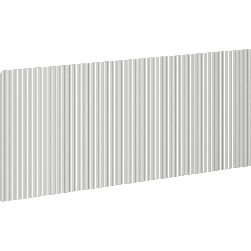 Mexen Rivel predná časť ryhovaná pre skrinku do kúpeľne 120 x 43,5 cm, sivý mat - 91A20-1200-470-1-62