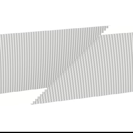 Mexen Rivel predná časť ryhovaná do korpusu kúpeľňovej skrinky 120 x 43,5 cm, sivý mat - 91A20-1200-470-1-62