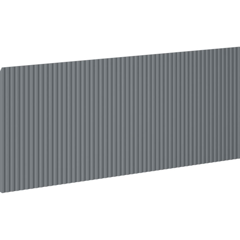 Mexen Rivel predný panel ryhovaný pre skrinkový korpus do kúpeľne 100 x 43,5 cm, grafit mat - 91A20-1000-470-1-66