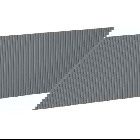 Mexen Rivel predný panel ryhovaný pre skrinkový korpus do kúpeľne 100 x 43,5 cm, grafit mat - 91A20-1000-470-1-66