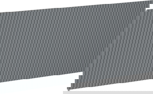 Mexen Rivel predný panel ryhovaný pre skrinkový korpus do kúpeľne 100 x 43,5 cm, grafit mat - 91A20-1000-470-1-66