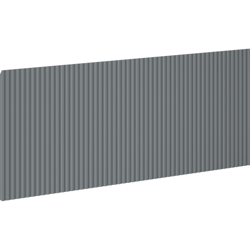 Mexen Rivel čelná plocha drážkovaná pre telo kúpeľňovej skrinky 120 x 43,5 cm, grafit mat - 91A20-1200-470-1-66