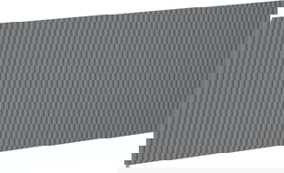 Mexen Rivel čelo s ryhovaným povrchom pre skrinku do kúpeľne 120 x 43,5 cm, grafit mat - 91A20-1200-470-1-66