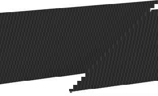 Mexen Rivel predná časť ryhovaná do korpusu kúpeľňovej skrinky 80 x 43,5 cm, čierna matná - 91A20-0800-470-1-71