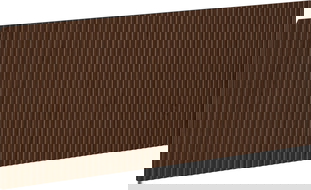 Mexen Rivel predná ryhovaná pre korpus kúpeľňovej skrinky 90 x 43,5 cm, orech - 91A20-0900-470-1-86