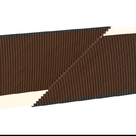 Mexen Rivel ryhovaný predný panel na korpus kúpeľňovej skrinky 120 x 43,5 cm, orech - 91A20-1200-470-1-86