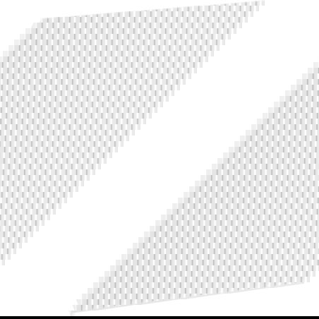 Mexen Rivel čelo ryhované do korpusu skrinky kúpeľňovej 40 x 43,5 cm, biely mat - 91A21-0400-470-1-01