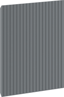 Mexen Rivel predná ryhovaná pre korpus kúpeľňovej skrinky 35 x 43,5 cm, grafit mat - 91A21-0350-470-1-66