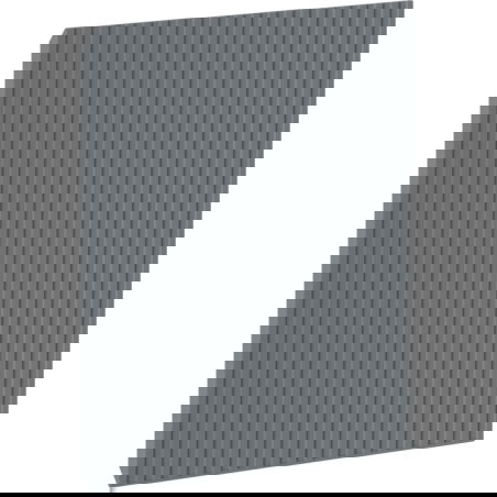 Mexen Rivel ryhovaný predok pre skrinku do kúpeľne 40 x 43,5 cm, matná grafitová - 91A21-0400-470-1-66