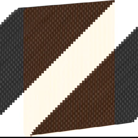 Mexen Rivel predné ryhované k telu kúpeľňovej skrinky 40 x 43,5 cm, orech - 91A21-0400-470-1-86