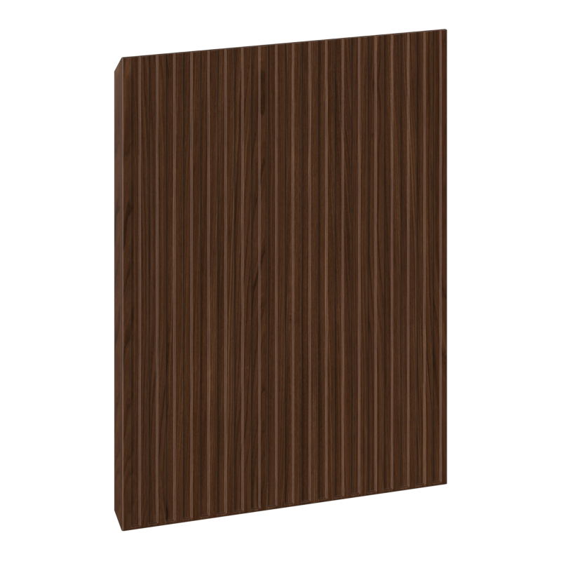 Mexen Rivel ryhovaný predný panel pre skrinku do kúpeľne 45 x 43,5 cm, orech - 91A21-0450-470-1-86