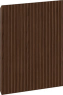 Mexen Rivel ryhovaný predný panel pre skrinku do kúpeľne 45 x 43,5 cm, orech - 91A21-0450-470-1-86