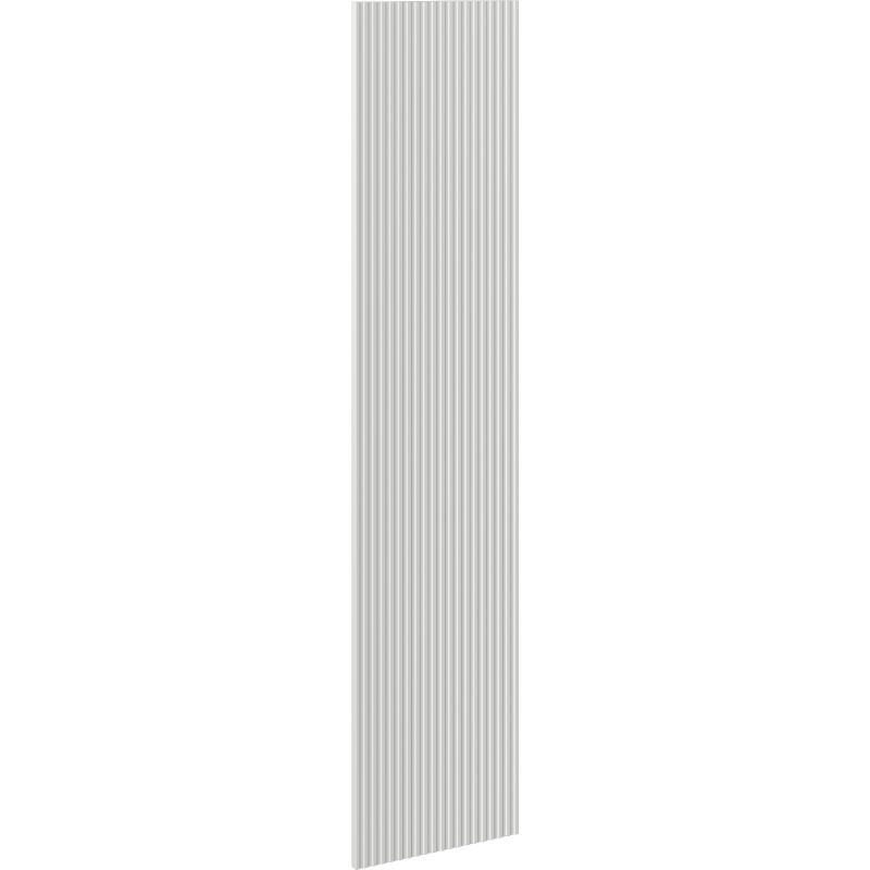 Mexen Rivel predná časť s ryhovaním pre skrinku do kúpeľne 35 x 160 cm, sivý mat - 91A21-1600-300-1-62