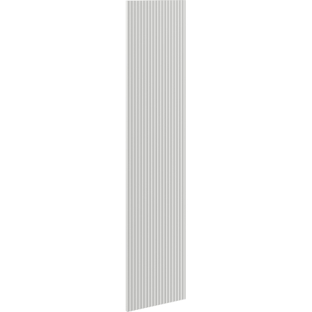 Mexen Rivel predná strana ryhovaná pre skrinku skrinky 35 x 160 cm, sivý mat - 91A21-1600-300-1-62