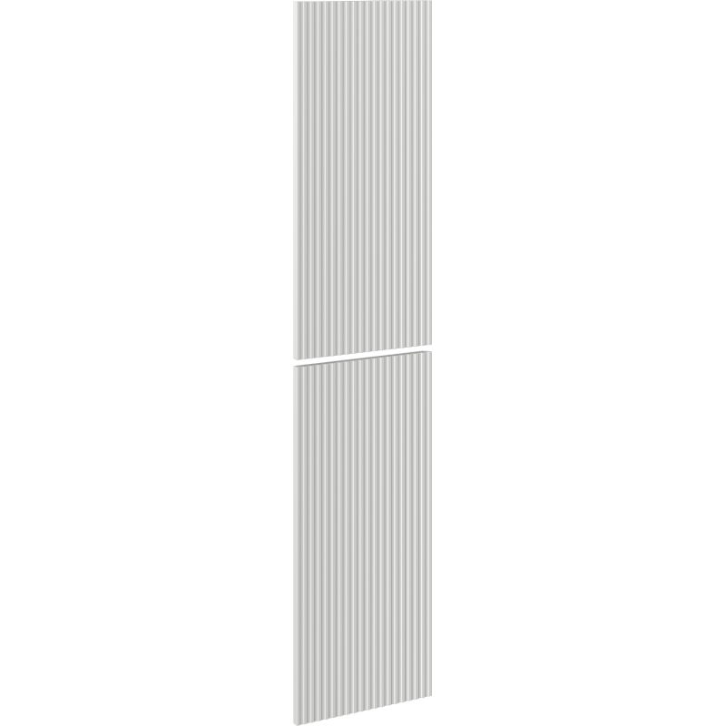 Mexen Rivel predná časť s drážkami pre telo kúpeľňovej skrinky 35 x 80 cm (2 ks), sivý mat - 91A21-1600-300-2-62