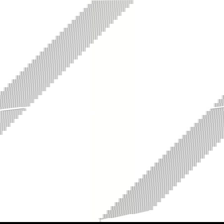 Mexen Rivel predná časť ryhovaná pre skrinku do kúpeľne 35 x 80 cm (2 ks), sivý mat - 91A21-1600-300-2-62