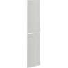 Mexen Rivel predná strana drážkovaná pre korpus kúpeľňovej skrinky 35 x 80 cm (2 ks), sivý mat - 91A21-1600-300-2-62