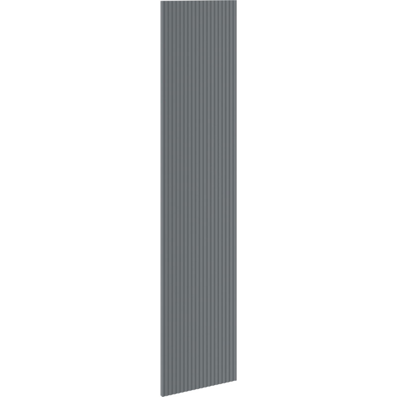 Mexen Rivel predná strana ryhovaná pre skrinku do kúpeľne 35 x 160 cm, grafit mat - 91A21-1600-300-1-66