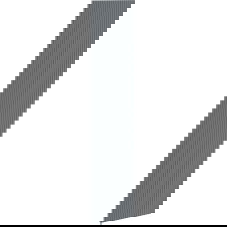 Mexen Rivel predná ryhovaná na korpus skrinky do kúpeľne 35 x 160 cm, grafit matný - 91A21-1600-300-1-66