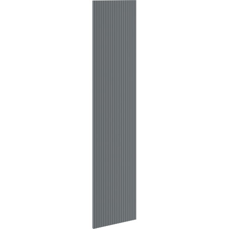 Mexen Rivel predná strana ryhovaná pre skrinku do kúpeľne 35 x 160 cm, grafit mat - 91A21-1600-300-1-66
