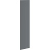 Mexen Rivel predná strana ryhovaná pre skrinku do kúpeľne 35 x 160 cm, grafit mat - 91A21-1600-300-1-66
