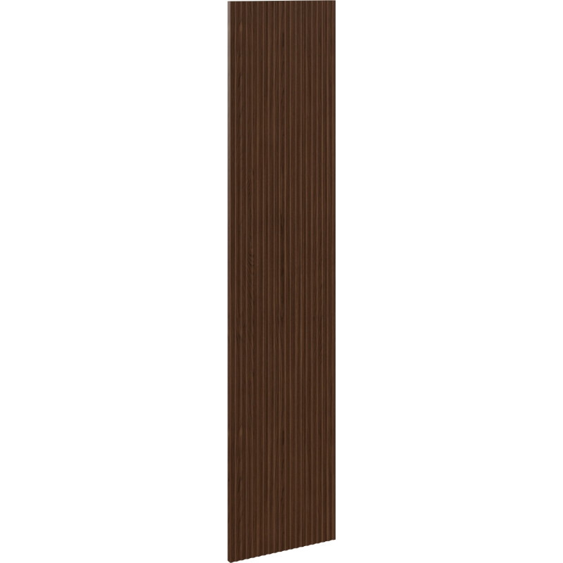 Mexen Rivel Čelná plocha s drážkami pre skrinku kúpeľňového rozvádzača 35 x 160 cm (1 ks), orech - 91A21-1600-300-1-86