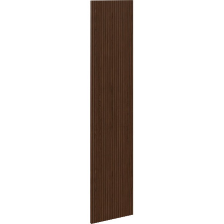 Mexen Rivel Čelná plocha s drážkami pre skrinku kúpeľňového rozvádzača 35 x 160 cm (1 ks), orech - 91A21-1600-300-1-86