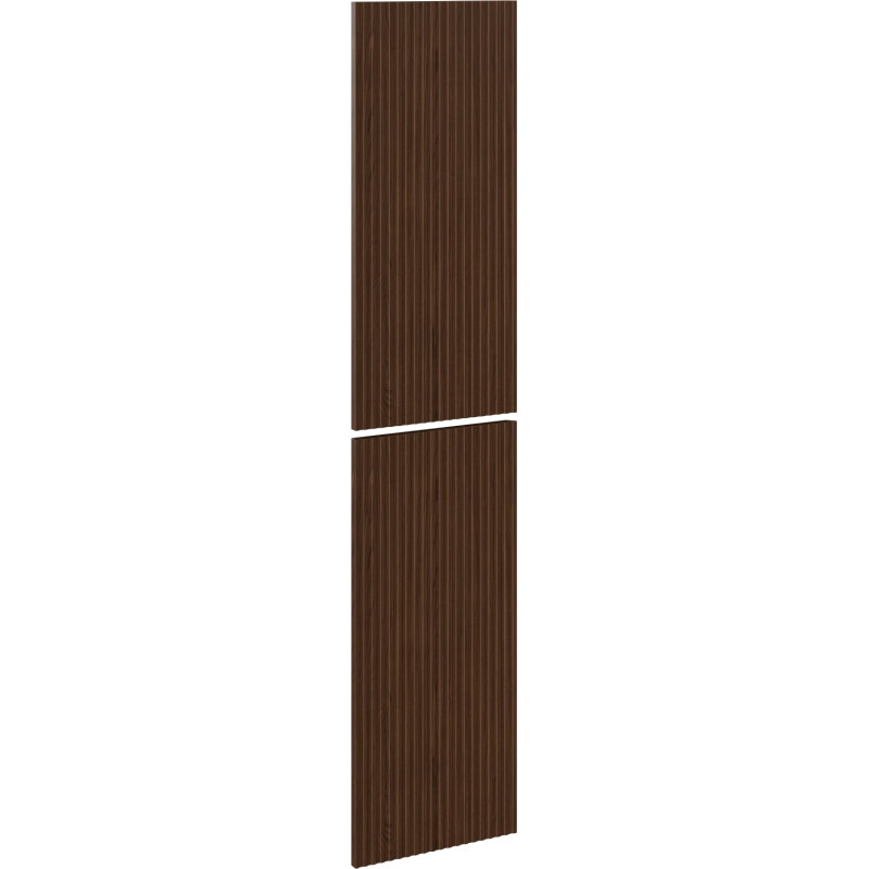 Mexen Rivel predná strana s drážkami pre korpus kúpeľňovej skrinky 35 x 80 cm (2 ks), orech - 91A21-1600-300-2-86