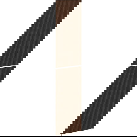 Mexen Rivel predná ryhovaná na korpus kúpeľňovej skrinky 35 x 80 cm (2 ks), orech - 91A21-1600-300-2-86