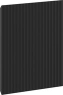 Mexen Rivel čelo ryhované pre skriňu do kúpeľne 40 x 43,5 cm, čierny mat - 91A21-0400-470-1-71
