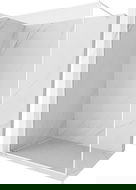 Mexen Kioto-F sprchová stena Walk-in so rámom 180 x 202 cm, transparentná 8 mm, biela - 800-180-104-20-00