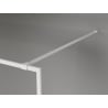 Mexen Kioto-F sprchová stena Walk-in s rámom 180 x 202 cm, transparentná 8 mm, biela - 800-180-104-20-00