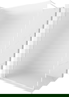 Mexen Kioto-F sprchová stena Walk-in s rámom 120 x 202 cm, matné 8 mm, biela - 800-120-104-20-30