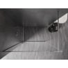 Mexen Kioto-F sprchová stena Walk-in s rámom 65 x 202 cm, transparentná 8 mm, chróm - 800-065-104-01-00