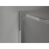 Mexen Kioto-F sprchová stena Walk-in s rámom 65 x 202 cm, transparentná 8 mm, chróm - 800-065-104-01-00