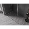Mexen Kioto-F sprchová stena Walk-in s rámom 70 x 202 cm, transparentná 8 mm, chróm - 800-070-104-01-00